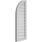 Ekena Millwork Quarter Round Top Left Surface Mount PVC Gable Vent w/ 2"W x 1-1/2"P Brickmould Frame, 14"W x 38"H GVPQL14X3802SF - alternate 3